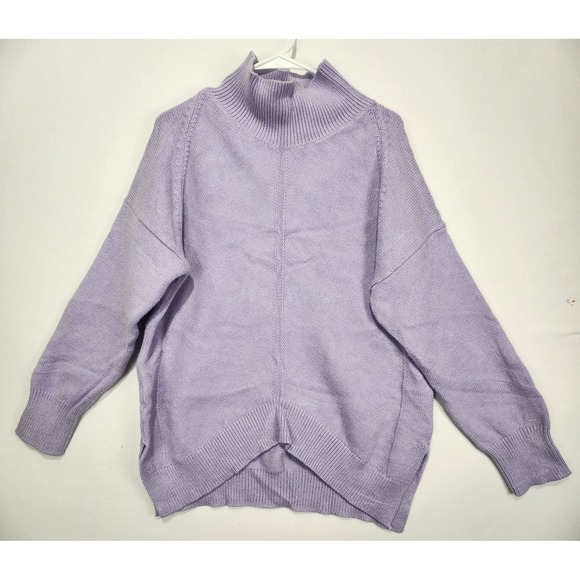 Anthropologie Sweaters - Maeve By Anthropologie Women's Lilac Casual Cozy Sweater Size L